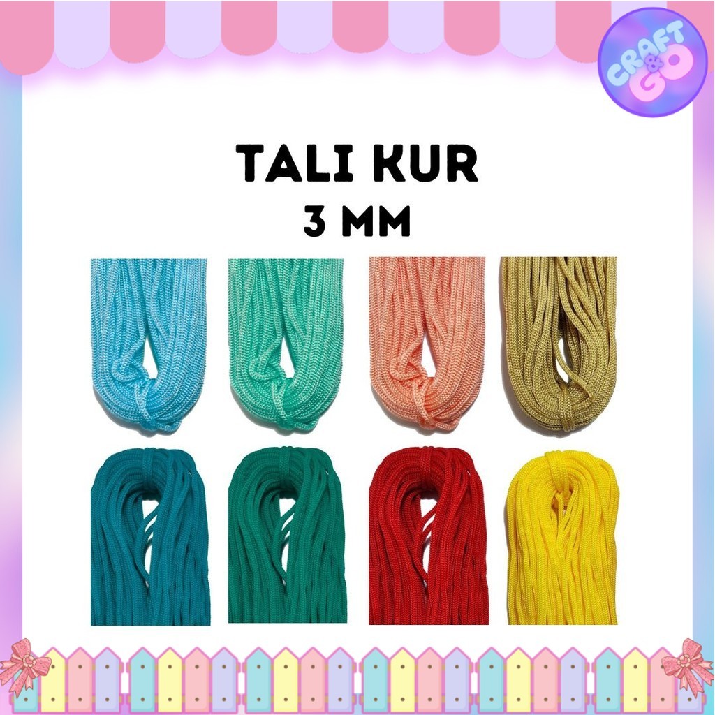 

Tali Kur 3 mm panjang 20 meter