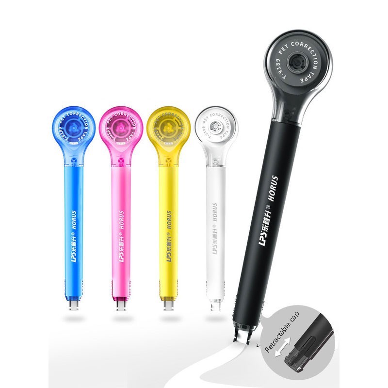 

6m Correction Tape Macaron Color Creative Design Corrector of Pen Shape Comfortable Holding Kawaii Stationery School Supplies