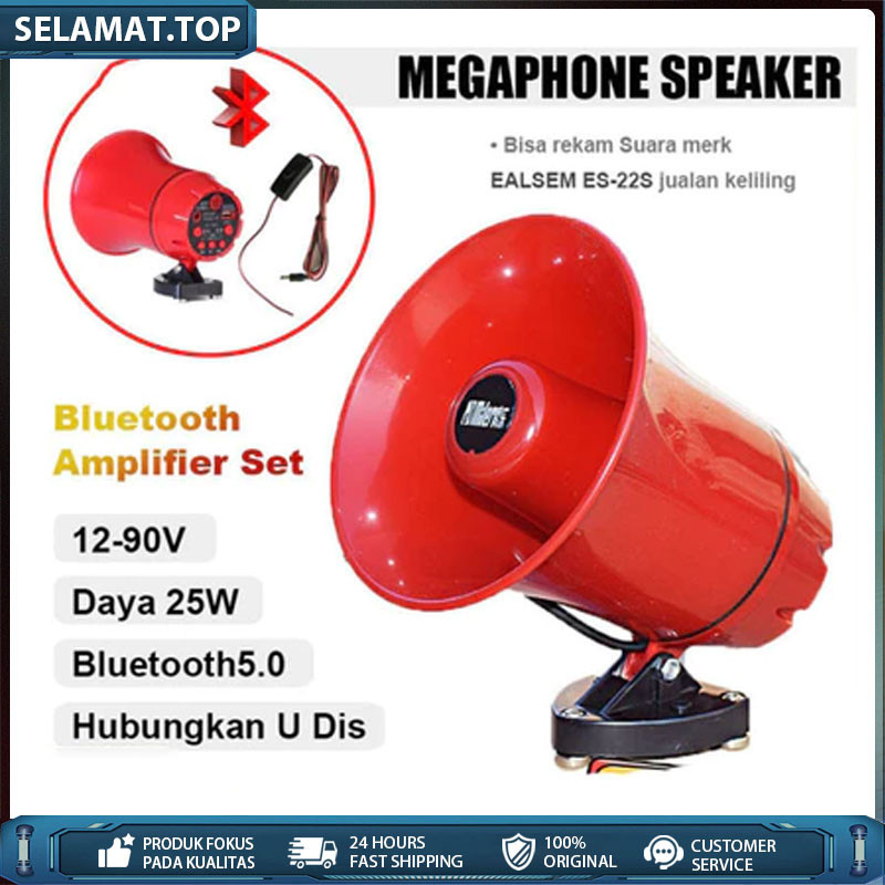 Speaker TOA Sirine Bisa rekam Suara merk  CA-130HTU Suara Jernih Bluetooth Toa Keliling Motor Aki Re