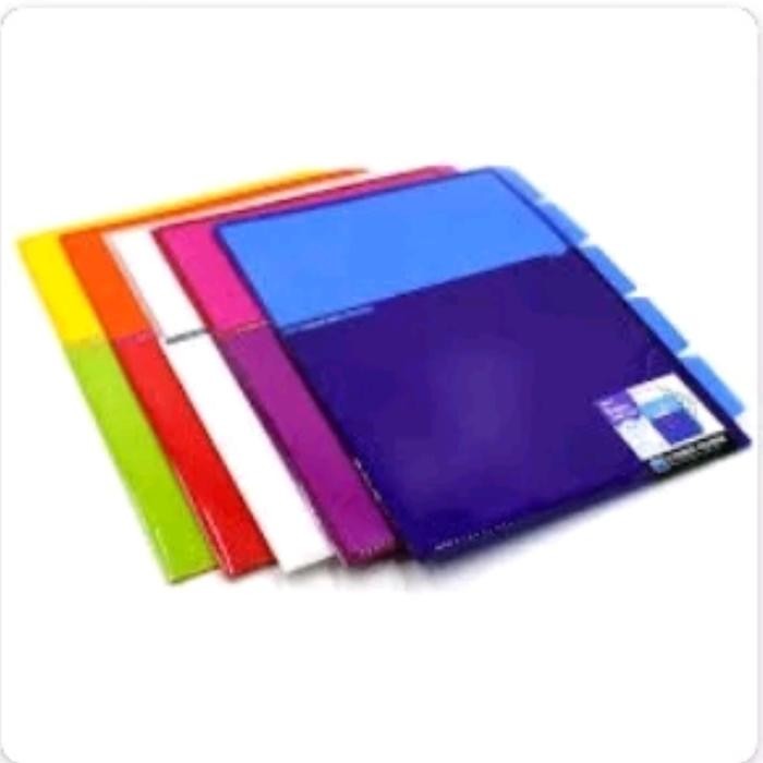 

Promo KOKUYO Bi-Color 5 INDEX HOLDER A4 - PINK PUTPLE