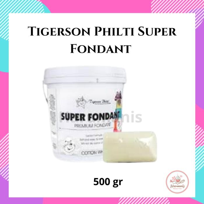

Tigerson Super Fondant Cotton White Repack 500gr