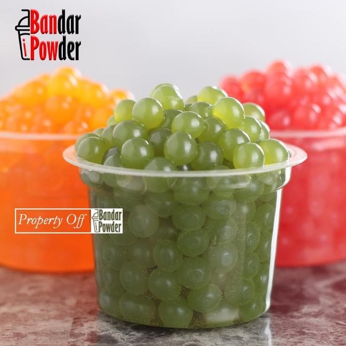 

Popping Boba Lychee 500gr - Popping Boba Halal Lokal - Banpow