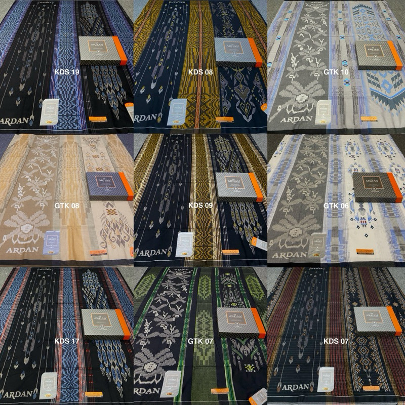 SARUNG ARDAN STAR GTK KDS JKM GOLD SONGKET premium