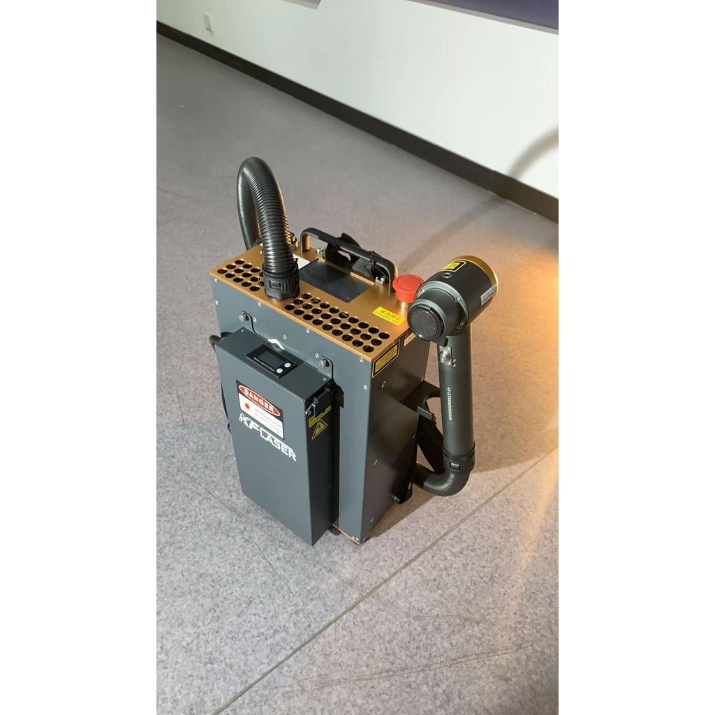 KF Laser Pulse Cleaning Machine Backpack Laser Cleaning Machine Surface Rust Removal