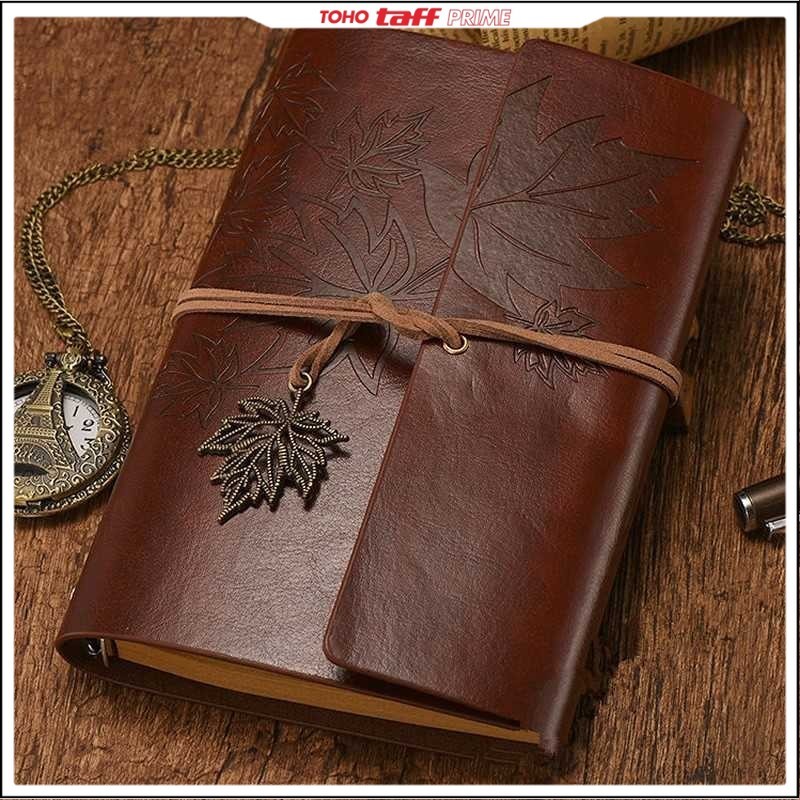 

Toddi AIMEE Buku Catatan Binder Notebook Cover Kulit Vintage Maple - AM-16