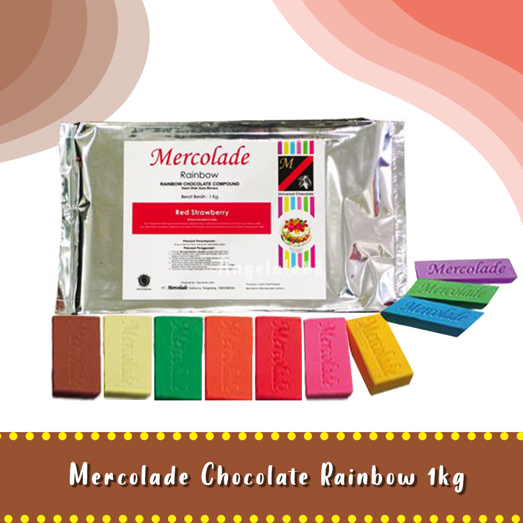 

MERCOLADE Chocolate Compound All Variant - pack 1 kg ( Coklat Masak )