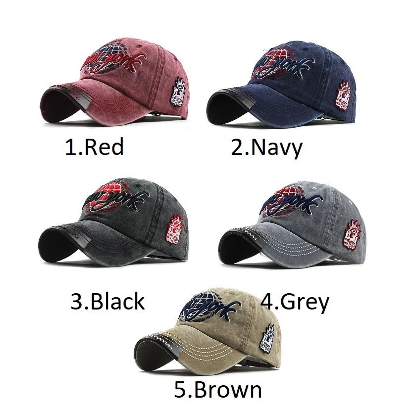 Topi Baseball New York Vintage Distro Dewasa Cap NEW YORK Topi Casual Cap NYR Premium Logo NEW YORK 