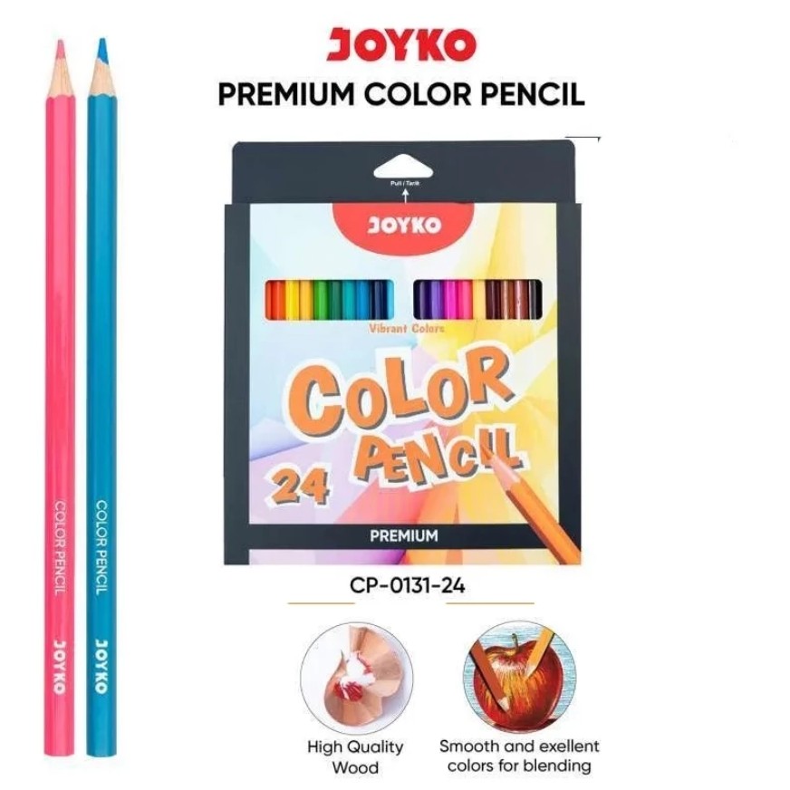 

Pensil Gambar JOYKO Premium CP-0131 24 Warna