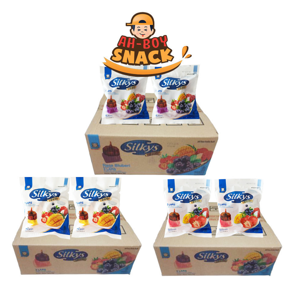 

1 DUS SILKYS DUO JELI RASA ANEKA BUAH - AHBOY SNACK