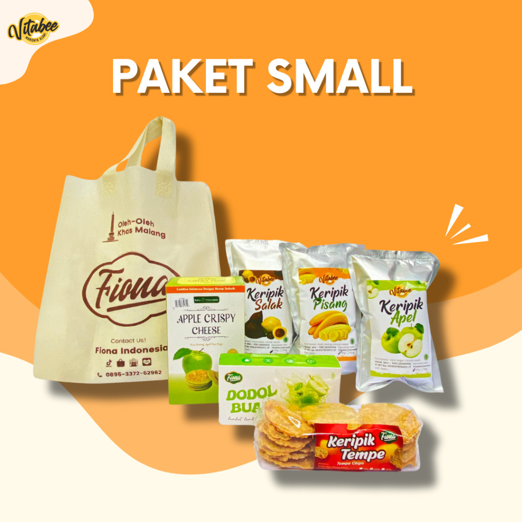 

Gendis.store6 FIONA Paket Oleh Oleh Keripik Buah Small - Hemat Khas Kota Malang Apel Nangka Pisang Nanas Mangga Rambutan