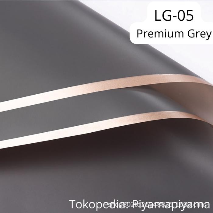 

TERBARU!! Flower Wrap Kertas Bunga List Gold / Emas / Wrapping Paper 58x58cm - LG-05 Premium G