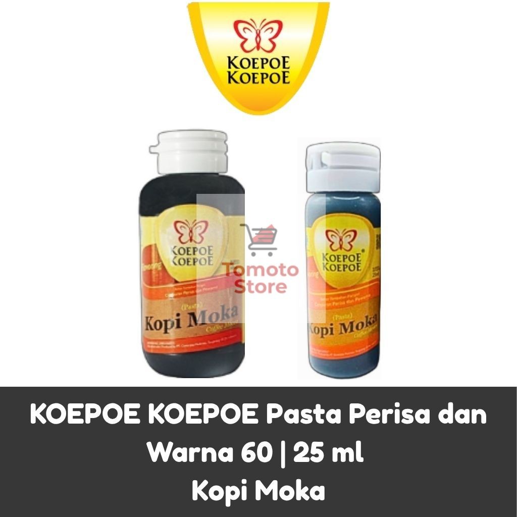 

✨ TOMOTOSTORE ✨ KOEPOE KOEPOE Pasta Perisa dan Warna Coffee Moca / Mocha / Moka