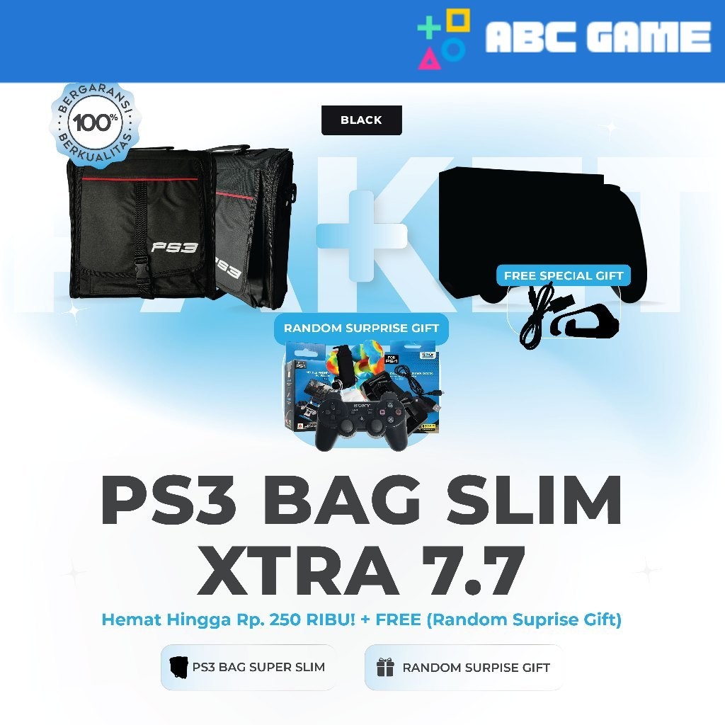 Tas Travel Bag PS3 Playstation 3 Slim Super Slim