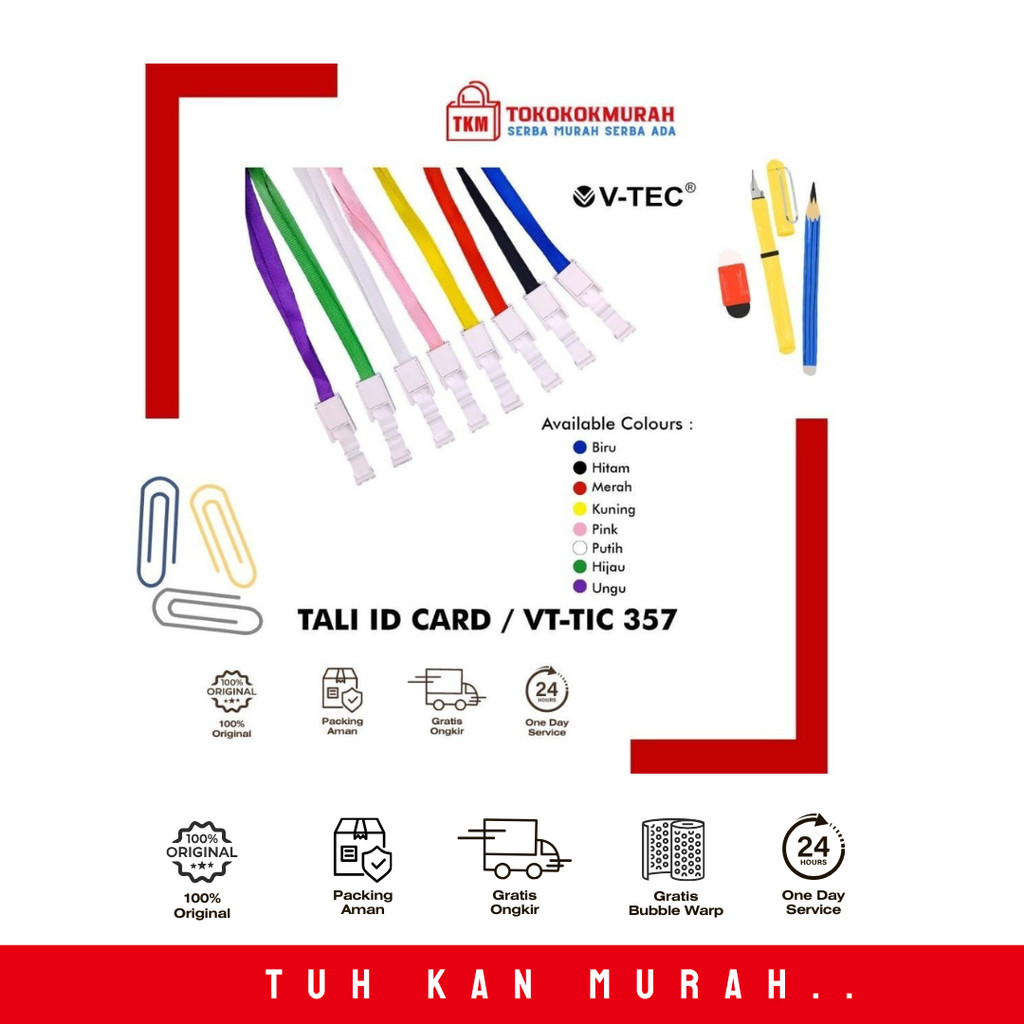 

TALI GANTUNGAN U V-TEC / ID CARD VT-TIC 357