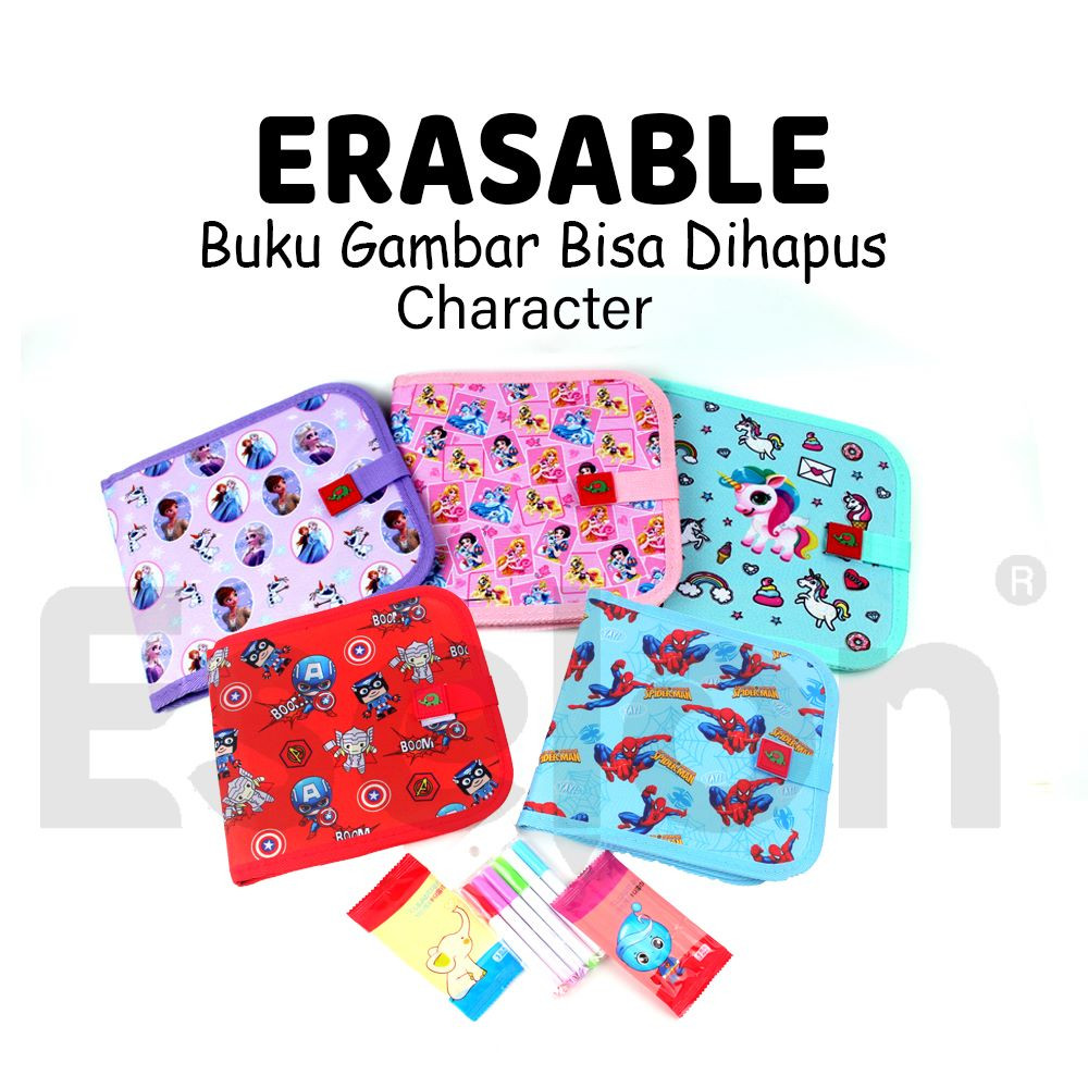 

❤️️Buku gambar bisa dihapus/ buku gambar ajaib/ portable erasable drawing book❤️️