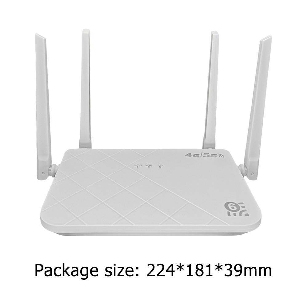 4G LTE WiFi Router 300Mbps 4G LTE Modem Router 4 External Antennas WiFi Hotspot with SIM Card Slot