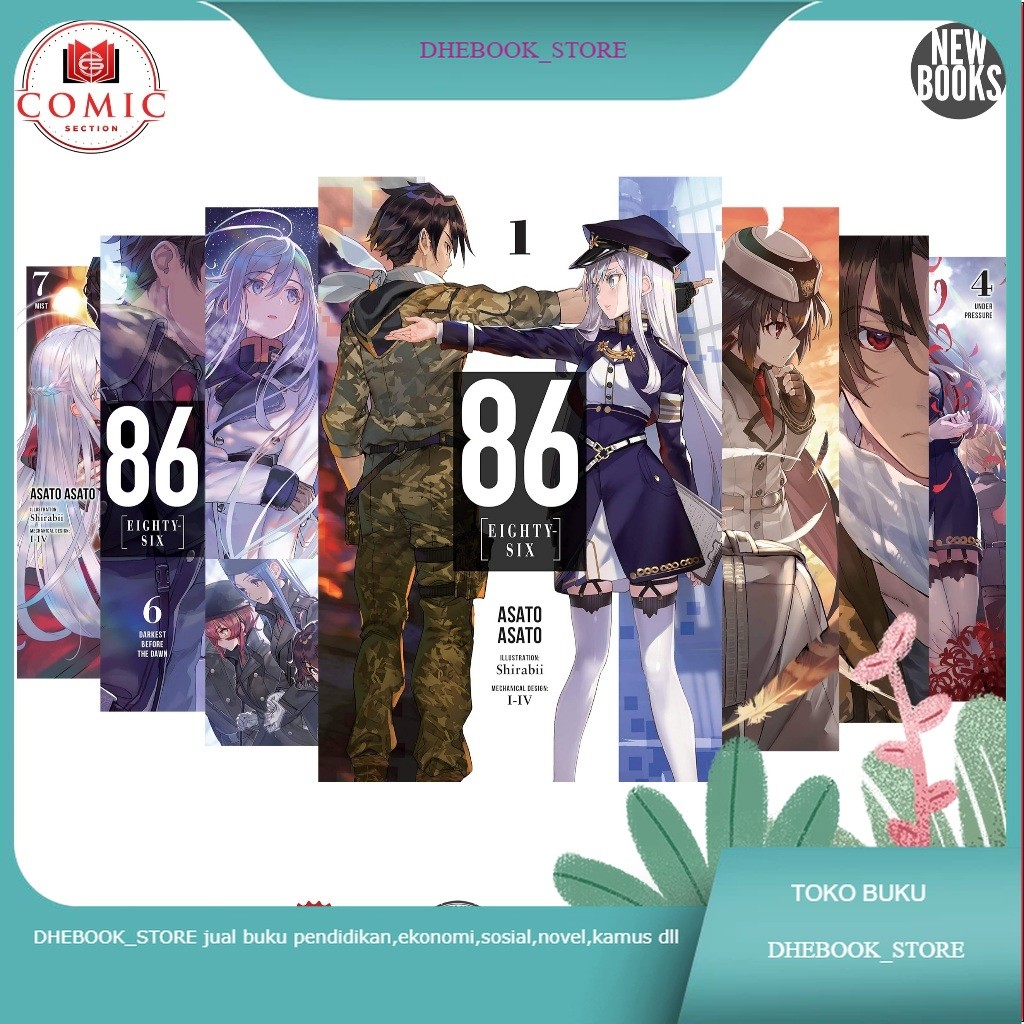 Buku 86-EIGHTY-SIX (Light Novel) (13 Book Series) Bahasa indonesia