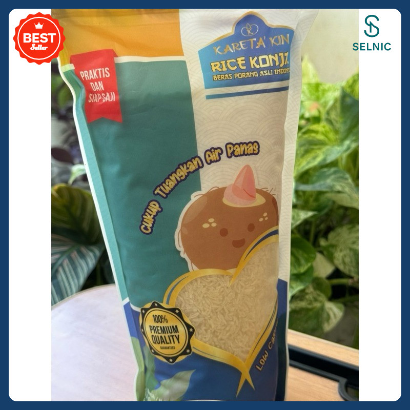 

TERPERCAYA Beras Porang Kareta’Kin kemasan Baru 1 kg