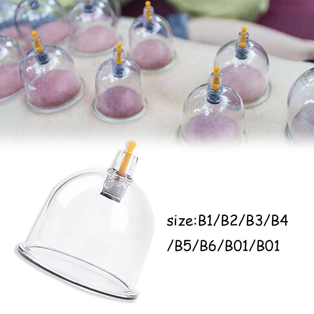 Alat Bekam Kop Angin Lengkap/Gelas Transparan Tebal/Terapi Punggung Tradisional/Untuk Masuk Angin & 