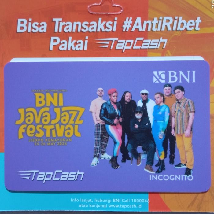 

^_^ TAPCASH EDISI JAVA JAZZ HITAM kartu jalan bebas hambatan - Ungu V$