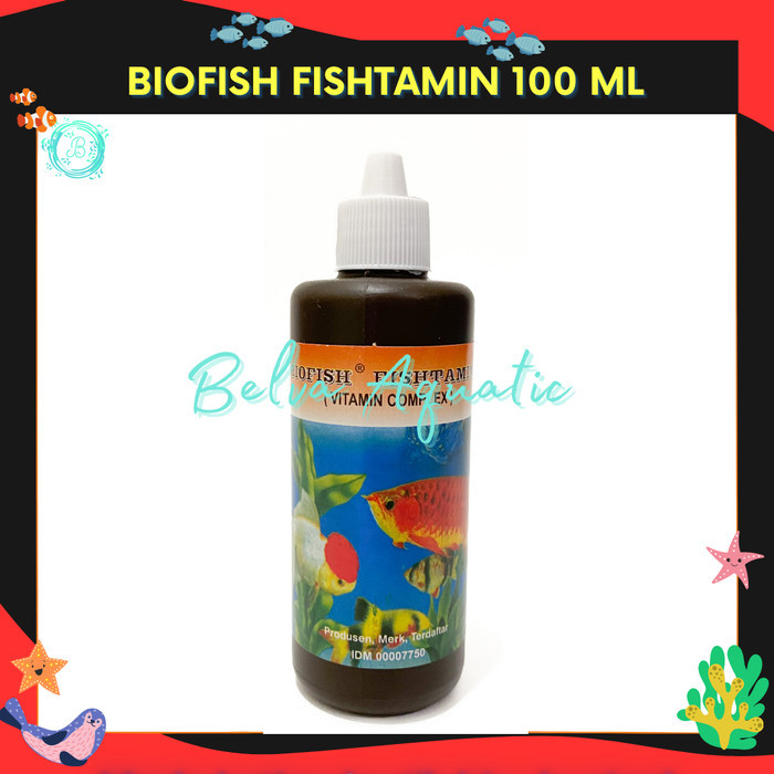 BIOFISH FISHTAMIN VITAMIN COMPLEX 100ML Vitamin Obat Ikan Hias Vitamin Complex Untuk Ikan Hias