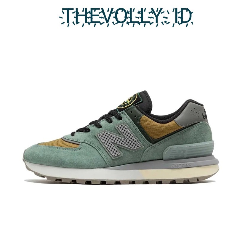 Sepatu NB New Balance 574 Legacy X Stone Island Light Green BNIB Original / Sneakers Pria