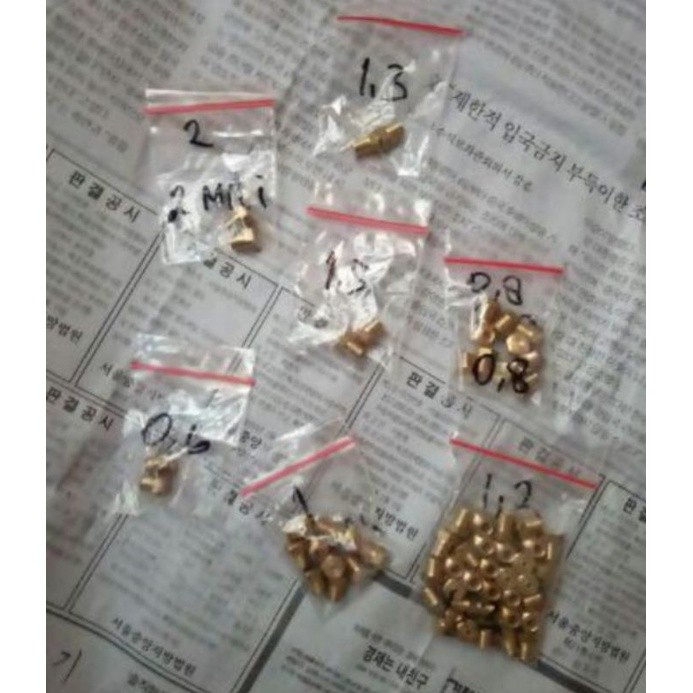 spuyer puyer kompor gas modena Nozzle Kuningan Jet Burner Presisi & Awet 