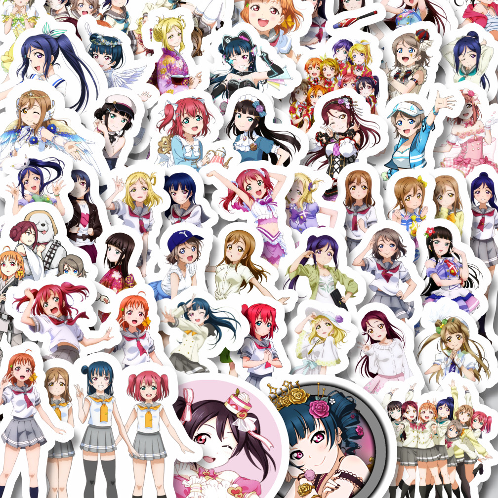 

Stiker Cutting Pack Stiker Anime Series Love Live Character Mix 1 Isi 100Pcs Series Aesthetic Lucu Keren Untuk Koper Bahan Vynil