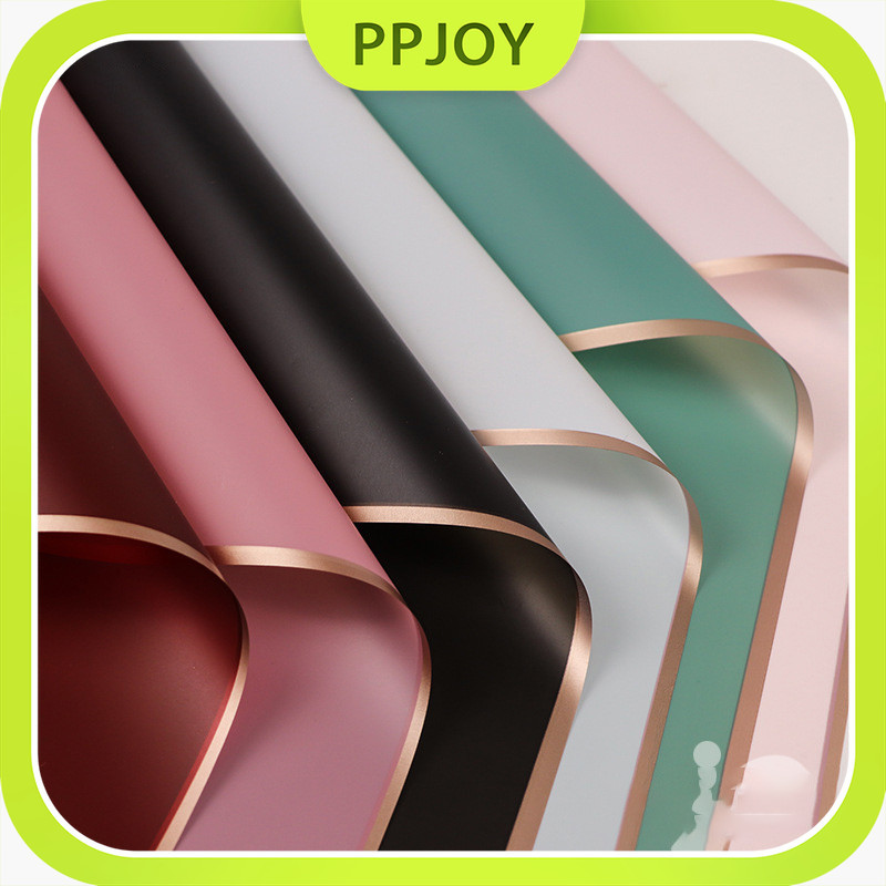 

【Ready】20 LEMBAR Flower Wrapping Paper- Transparan Kertas Buket Bunga Korea Cellophane Buket Bunga Florist Goldline