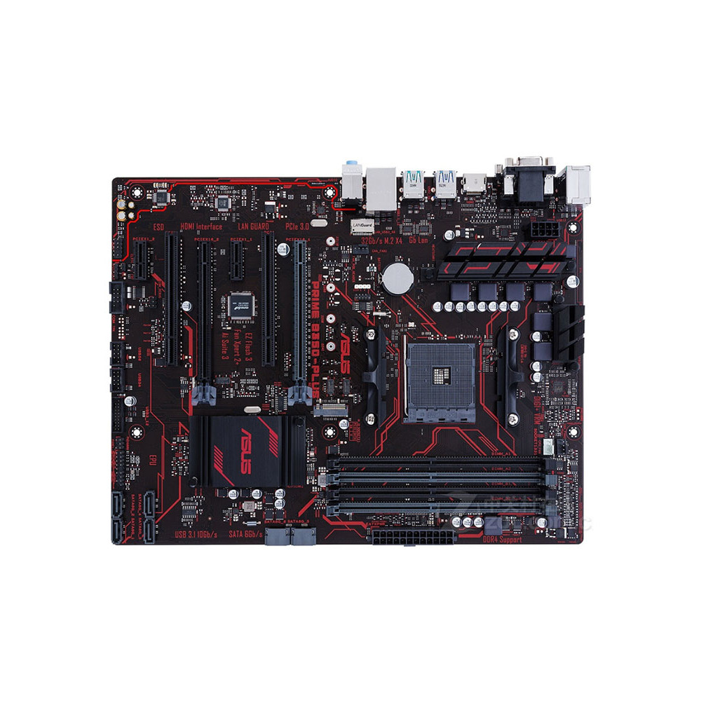 Used For ASUS PRIME B350-PLUS B350 PLUS original motherboard Socket AM4 DDR4 64GB B350 Desktop Mothe
