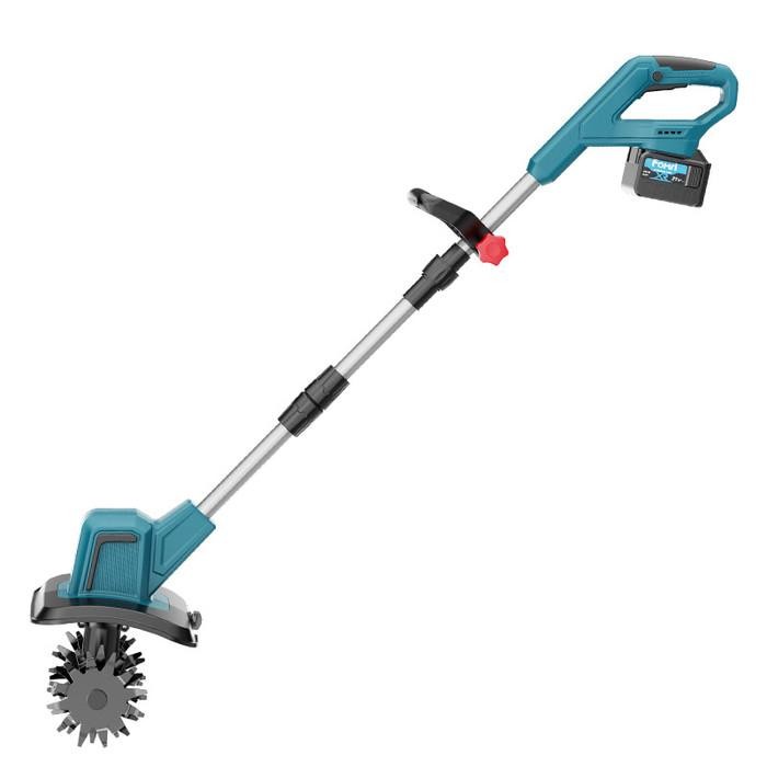 

Mesin Traktor Bajak Tanah / Mini Cordless Tiller/Electric Cultivator Batteries Included / Penggembur Tanah Kebun Sawah Bajak Heavy-Duty Steel Tines Rototiller for Smooth Ground Breaking,Tending,Composting,Weeding,Lawn/Gardening/Soil Cultivation - Tiller