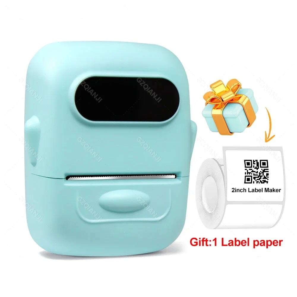 

Marklife P50 Portable Thermal Label Printer Bluetooth Barcode Sticker Paper Printer Self-adhesive Label Maker Labeling Machine