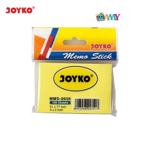 

(1PLASTIK ISI 100SHEET) JOYKO MEMO STICK MMS 0656 AMY STASIONARY