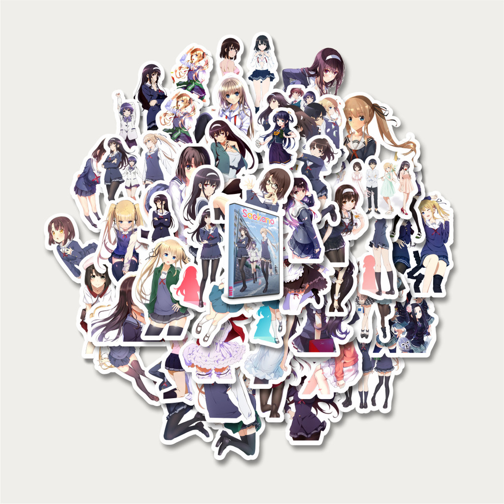 

Sticker Pack Stiker Anime Series Saekano/Saenai Heroine no Sodatekata Mix | Sticker TUMBLR | Stiker LAPTOP KOPER HELM