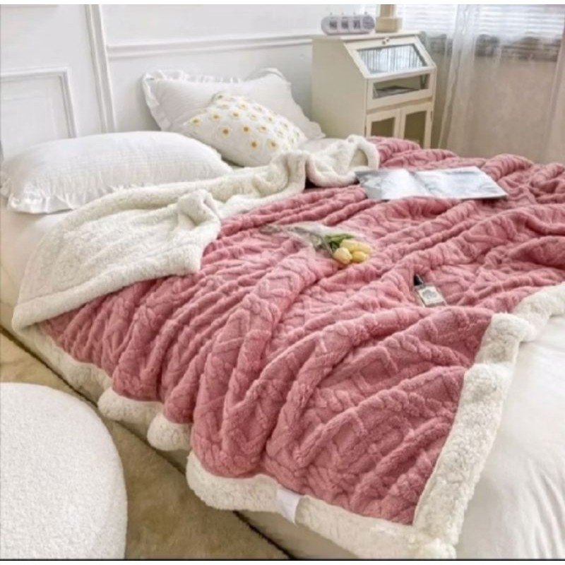 Selimut Bulu Domba 180x200