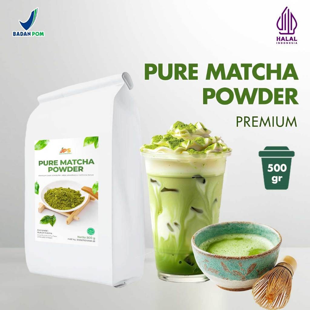

Powder Drink JPS Bubuk Minuman PURE MATCHA PREMIUM