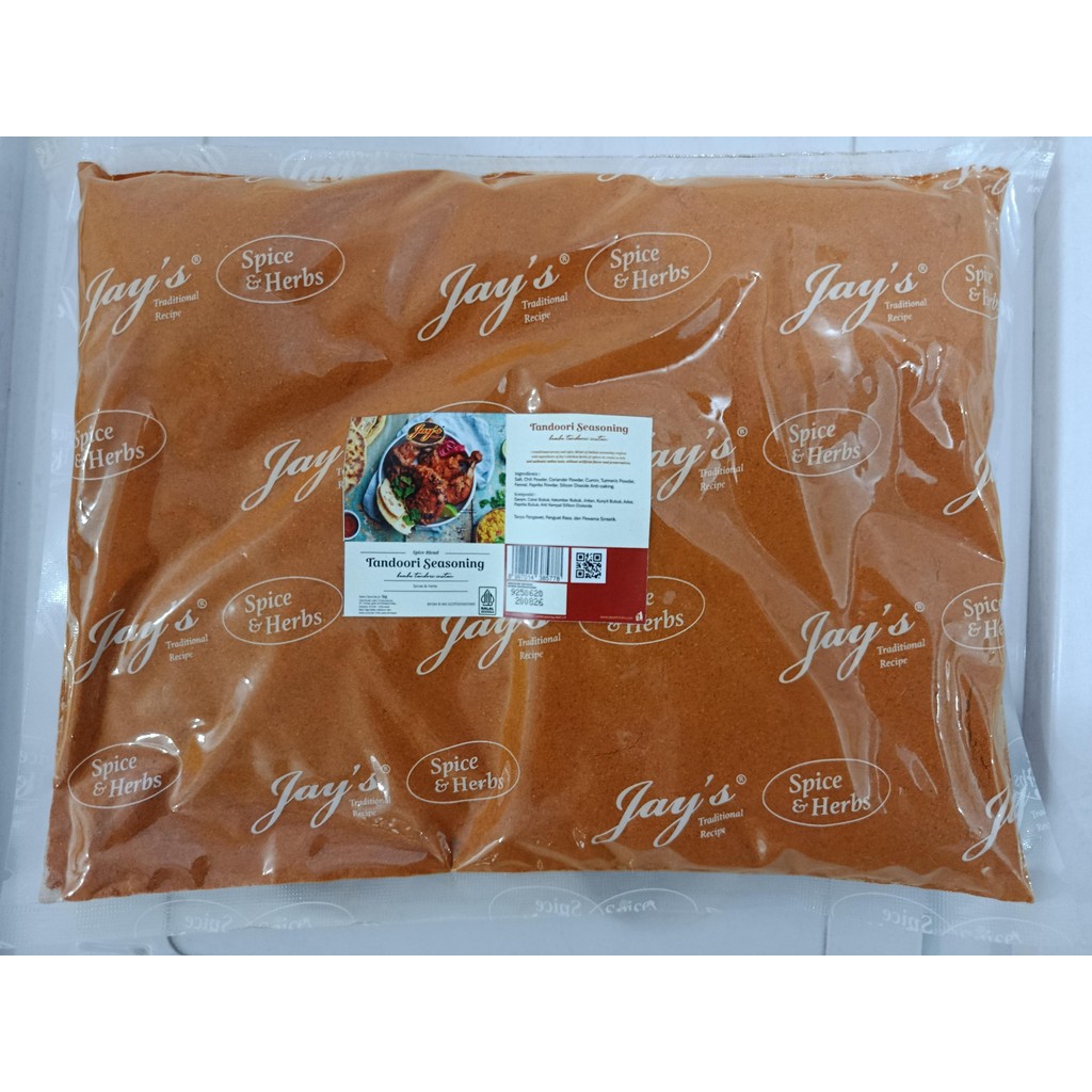 

Jay's Tandoori Seasoning Spice Blend 1 KG