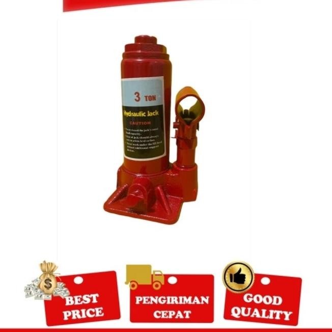 Dongkrak Botol 3 Ton - Dongkrak Mobil Hidrolik