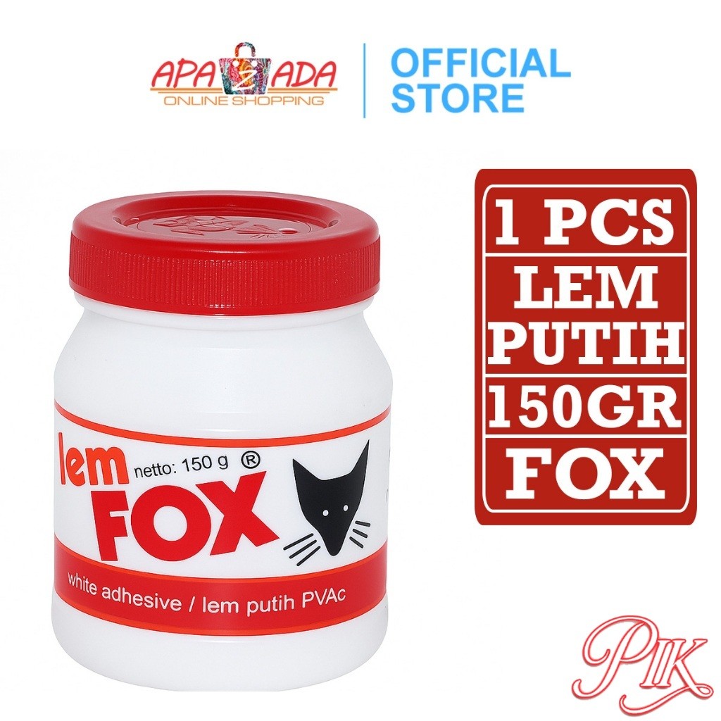 

Lem Putih Fox 150gr Netto / Lem Fox Cair Kertas Kardus Kayu Serbaguna