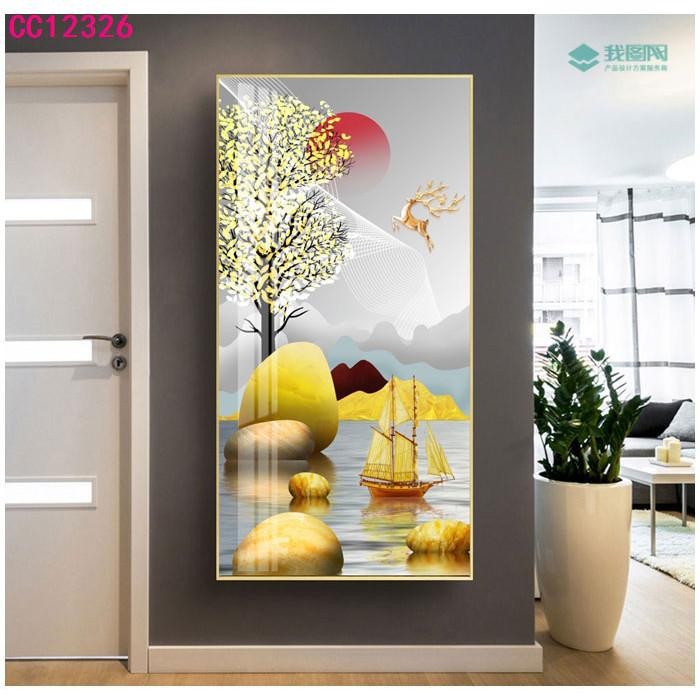 【COD】WALPAPER DINDING COSTUM, Walpaper/Lukisan berperekat, lukisan dekoratif berperekat, stiker deko