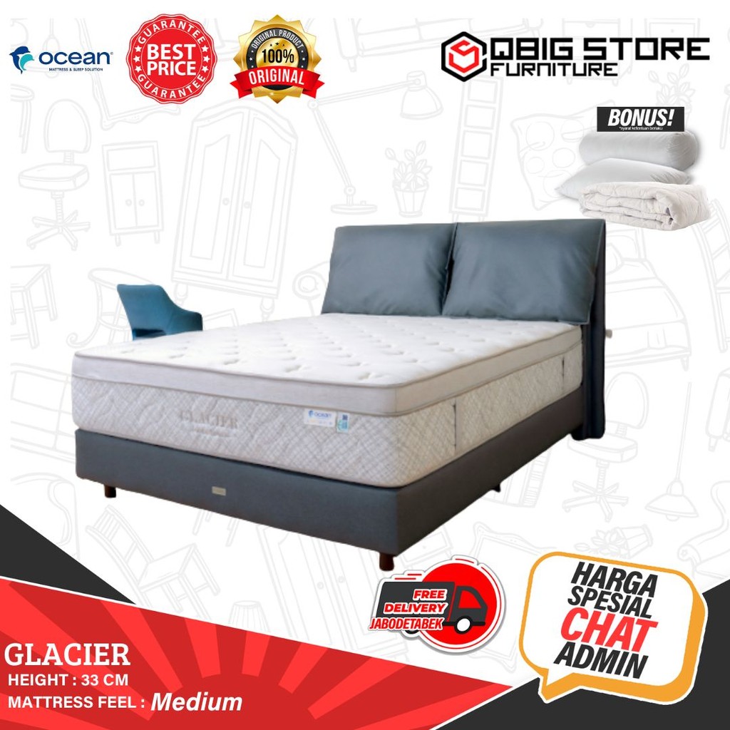 Kasur Springbed Ocean Glacier Spring bed Matras