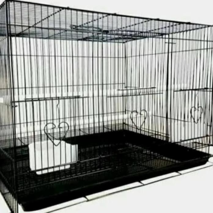kandang besi kotak besar ukuran 60x45 cm