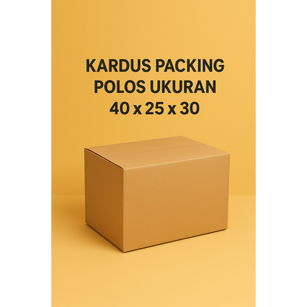 

Kardus Karton Box Besar 40x25x30 CM Kotak Dus Packing Jumbo Kokoh Polos / Kardus Packing Besar