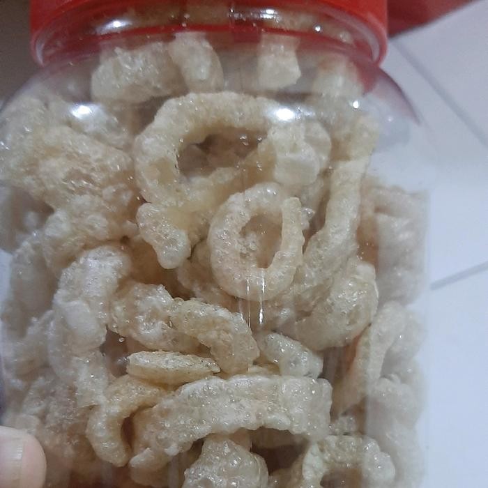 

rambak babi cujiuca kerupuk kulit babi samcan non halal Cemilan Toples Snack - cumi