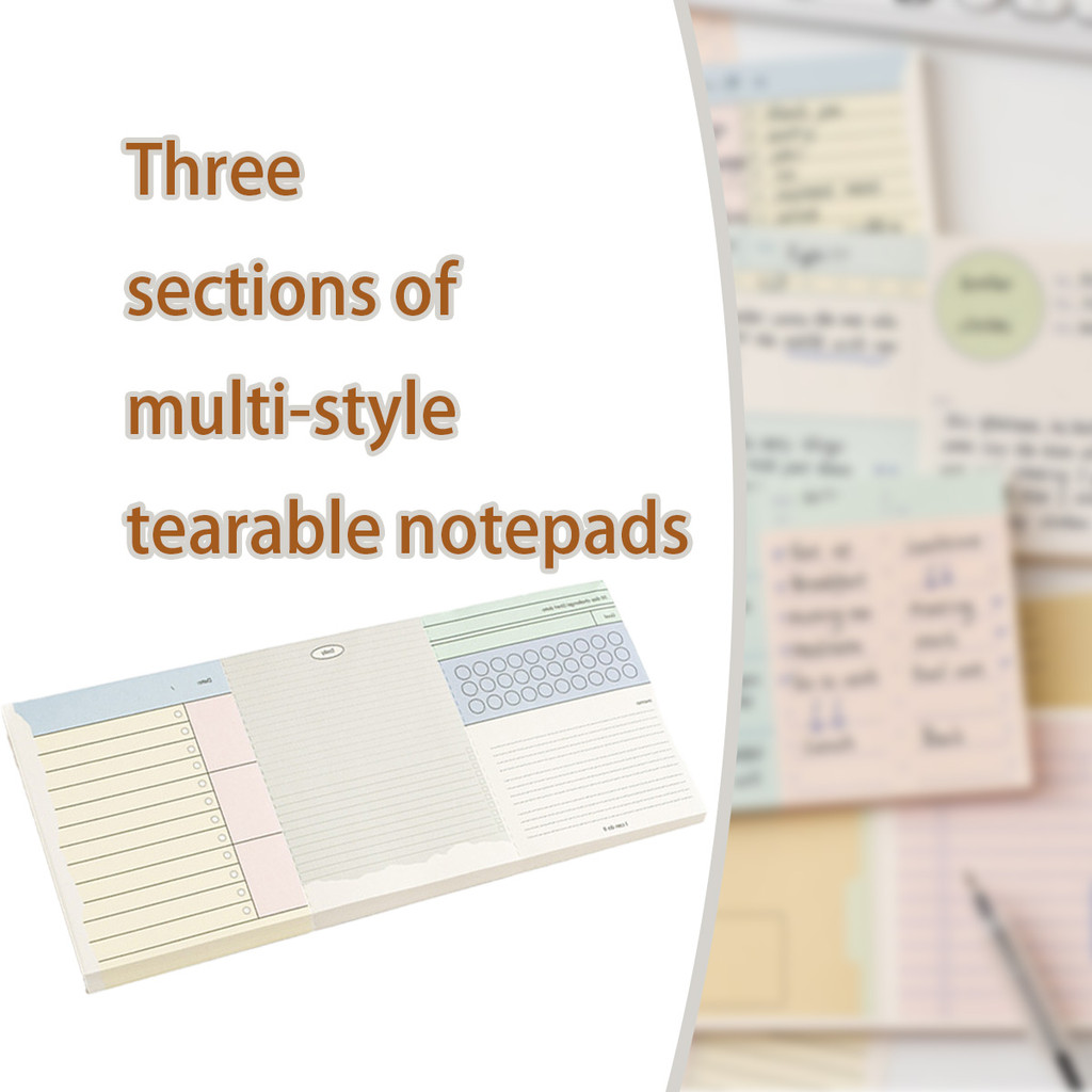 

[Multi-Fungsi] Buku Memo Dapat Dipisahkan 3 Bagian/Untuk Checklist Harian & Catatan Cepat