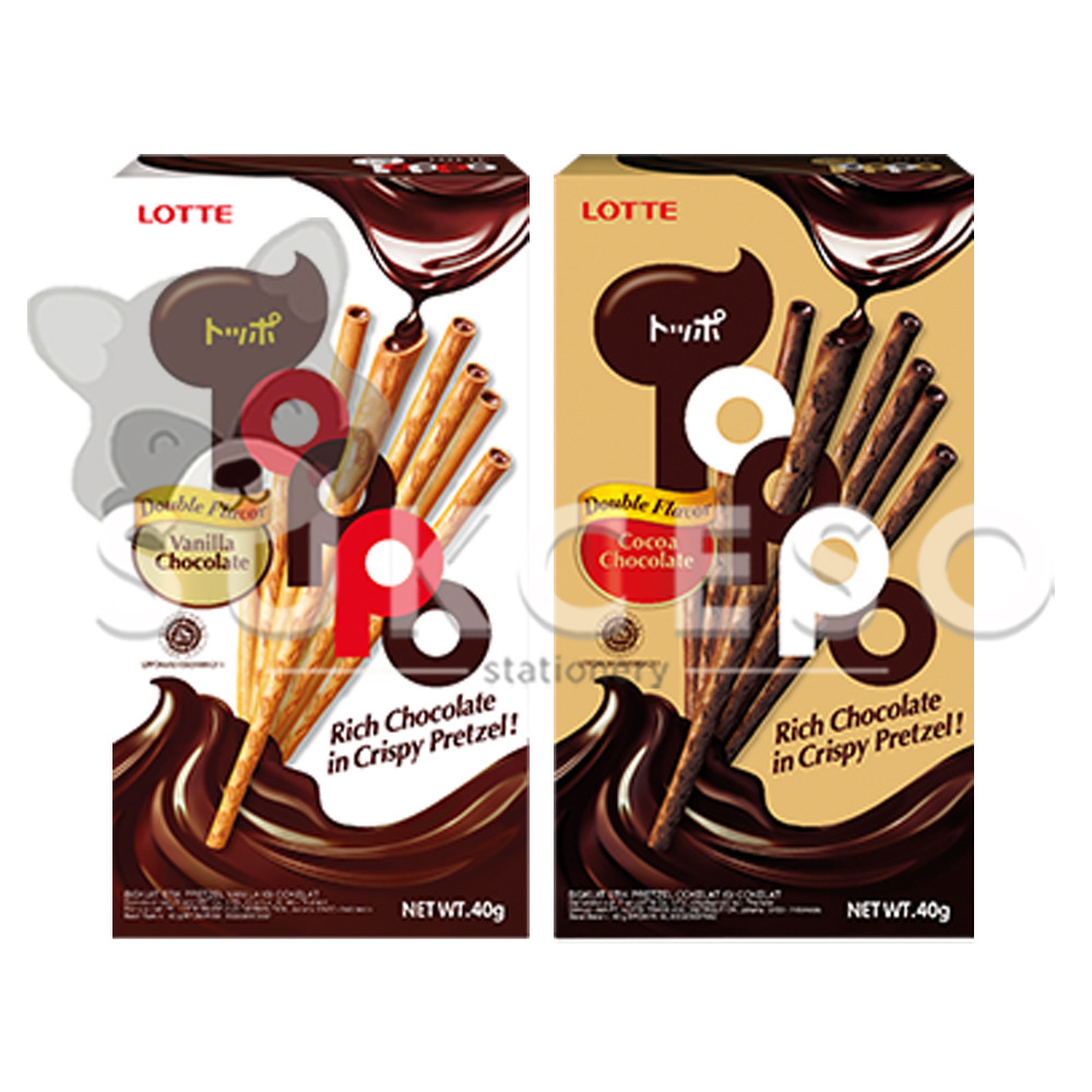 

Lotte TOPPO Snack Stick Isi 12 Sachet 17g - Biskuit Murah