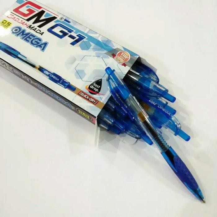 

Ball Pen / Pulpen / Pena / Bollpen / Balpoint / Gellpen / GM G-1 Omega - Hitam