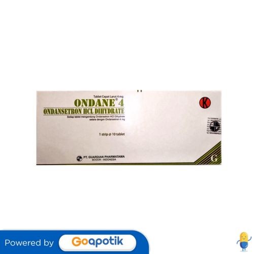 Ondane 4 Mg Box 10 Tablet