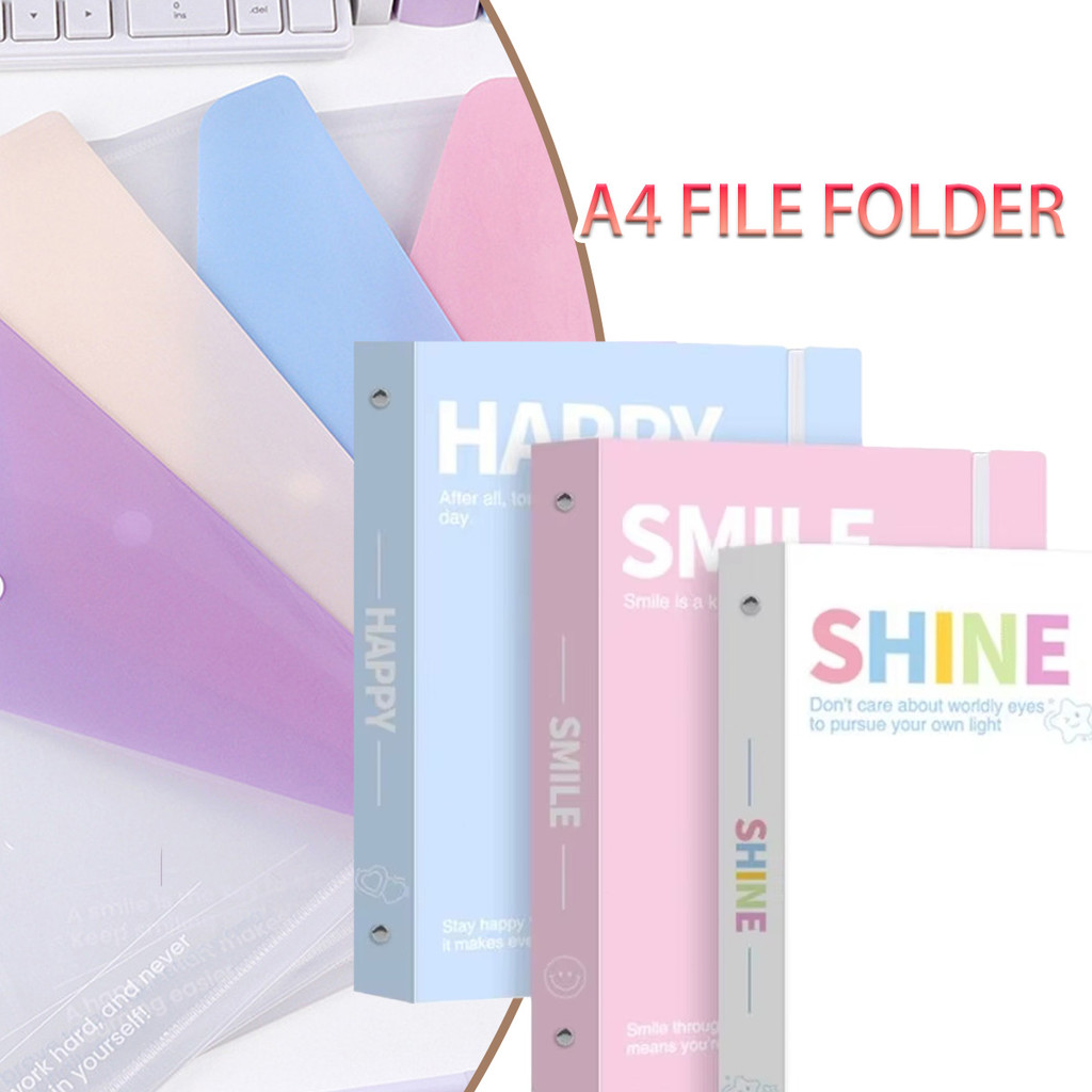 

Anti Kotor/Binder Cincin Map Berkas A4 Lepas Multifungsi Buklet Penyimpanan Perlengkapan Kantor/Sekolah