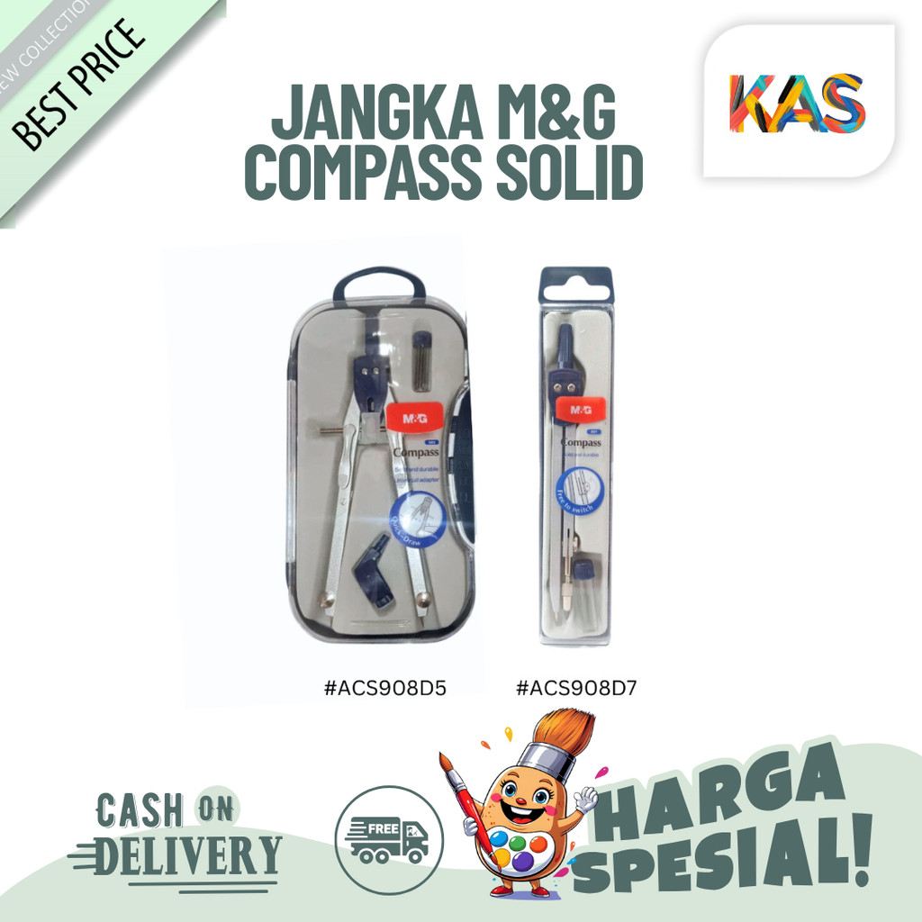 

Jangka M&G Compass Solid And Durable + Refil Pensil #ACS908D5 #ACS908D7